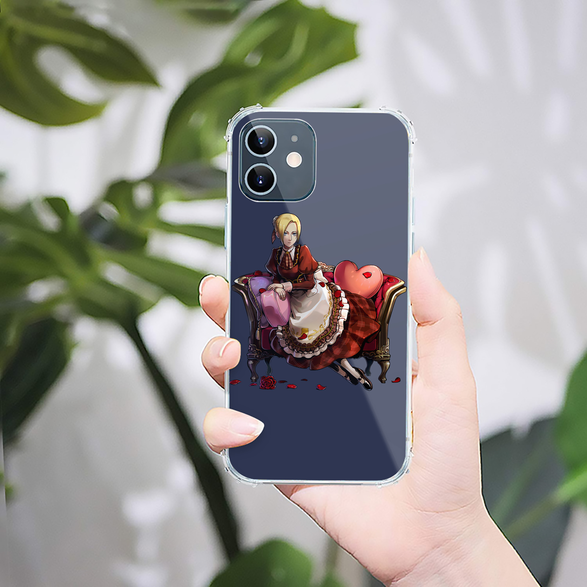 （画像用） 進撃の巨人 アニ・レオンハート Attack on Titan Annie Leonhart 【iPhone 12シリーズ対応】透明スマホケース（クリアソフトケース）